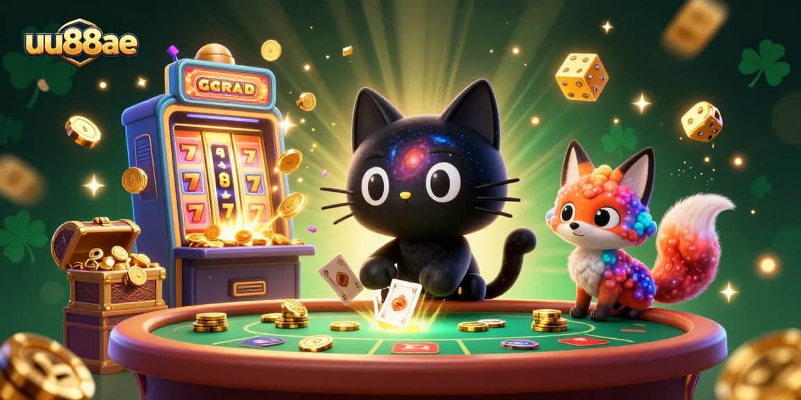 Experience thrilling wins with uu88ae in a vibrant cosmic casino setting featuring unique characters.