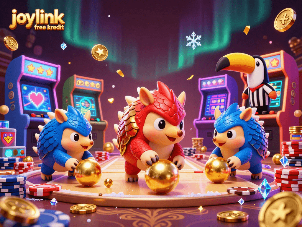 Experience competitive gameplay with joylink free kredit featuring vibrant pangolins among casino riches.