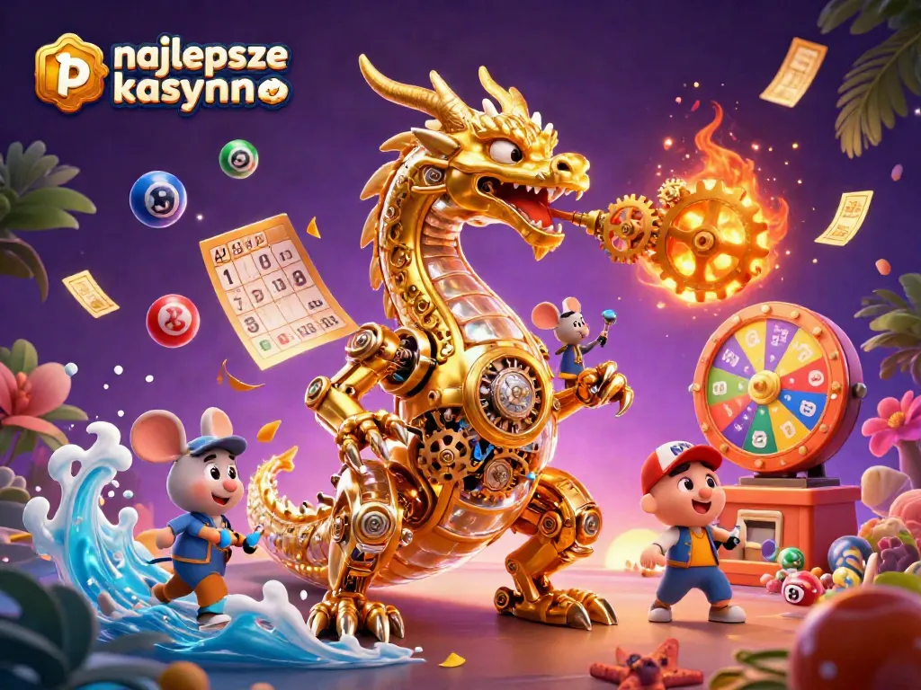 Experience the excitement of najlepsze kasyno bitcoin with a golden dragon and thrilling game elements.