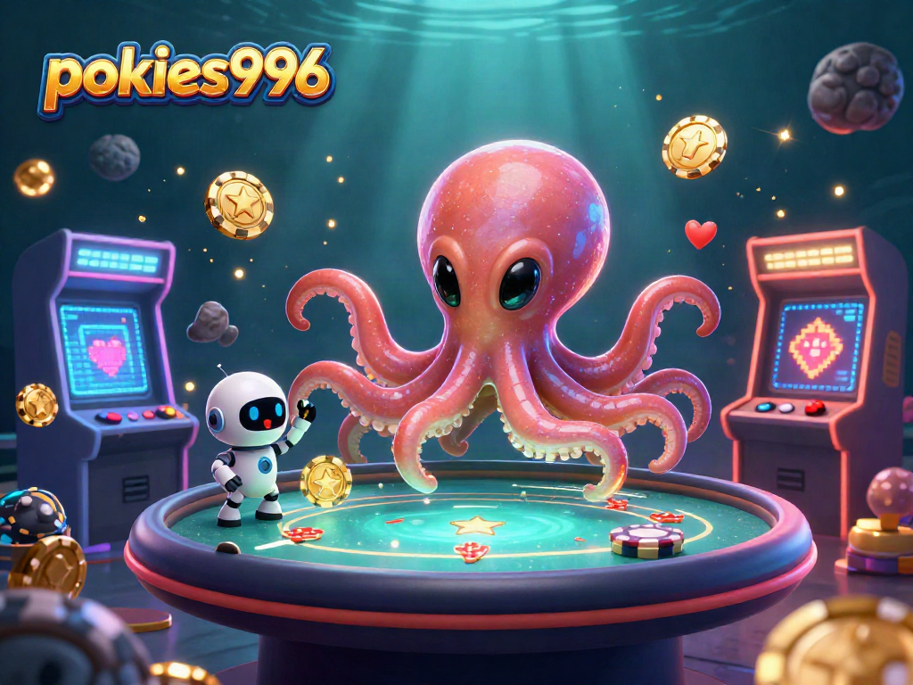 Experience thrilling gameplay with pokies996 in an alien-themed casino adventure.