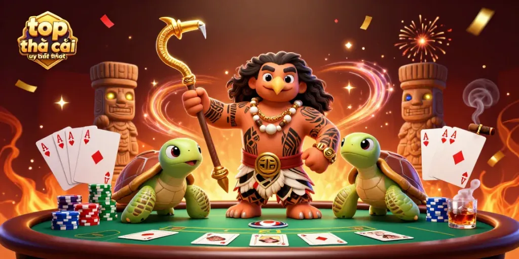 Engage with top nhà cái uy tín nhất experience amid a vibrant 3D casino scene.