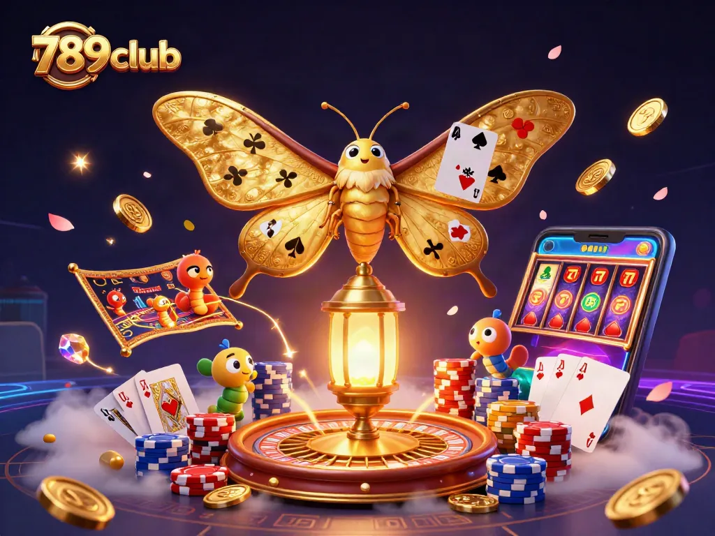 Experience thrilling wins at 789club with vibrant casino-themed 3D illustration.