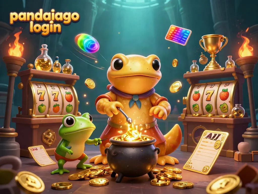 Pandajago login untuk permainan slot online dengan desain yang menarik dan elemen visual yang memukau.