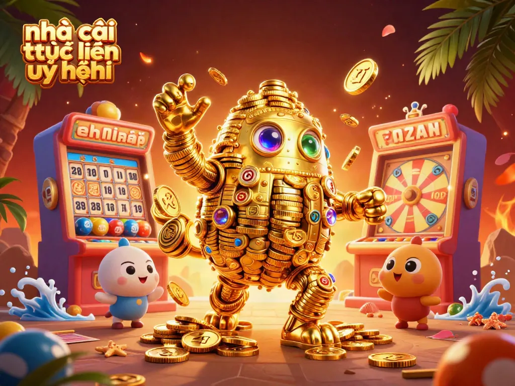 Experience the thrill of trustworthy online lottery gaming at nhà cái trực tuyến uy tín, featuring exciting lottery machines and vibrant visuals.
