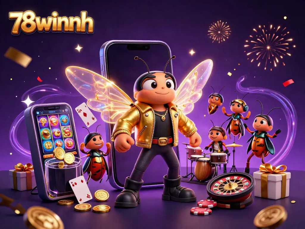 Experience thrilling gaming action at 78winnh with vibrant characters and exciting elements.