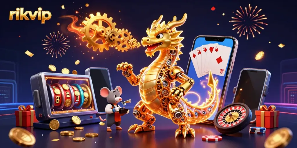 Experience thrilling gaming with rikvip's colorful slot games and festive atmosphere.