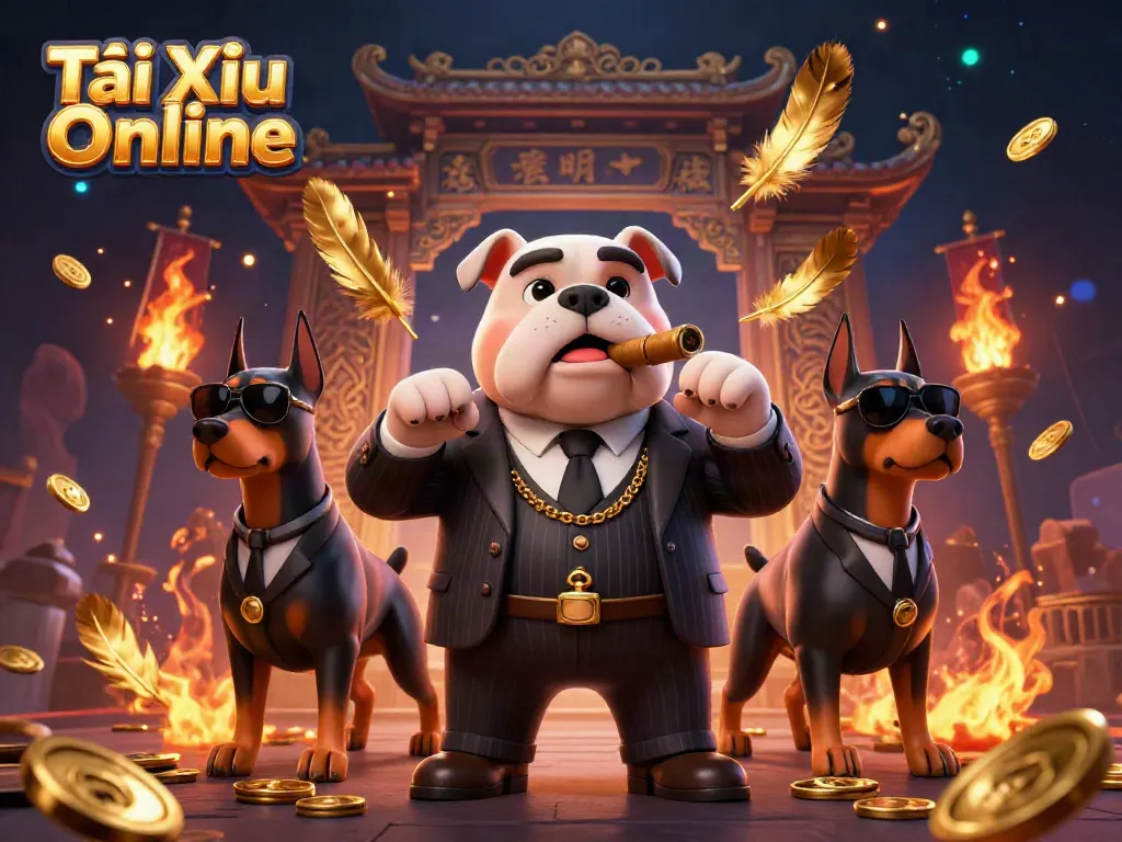 Experience thrilling gameplay in Tài Xỉu Online with engaging characters and vibrant casino elements.