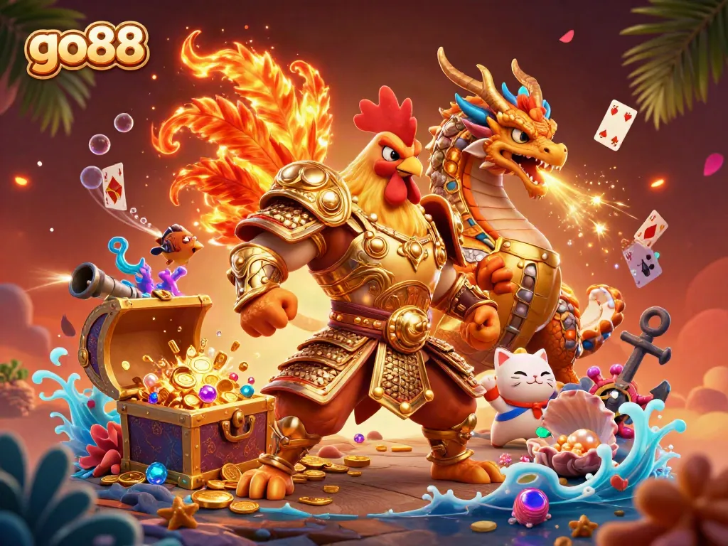 Engage with thrilling go88 casino gaming featuring dynamic characters and rich casino elements.
