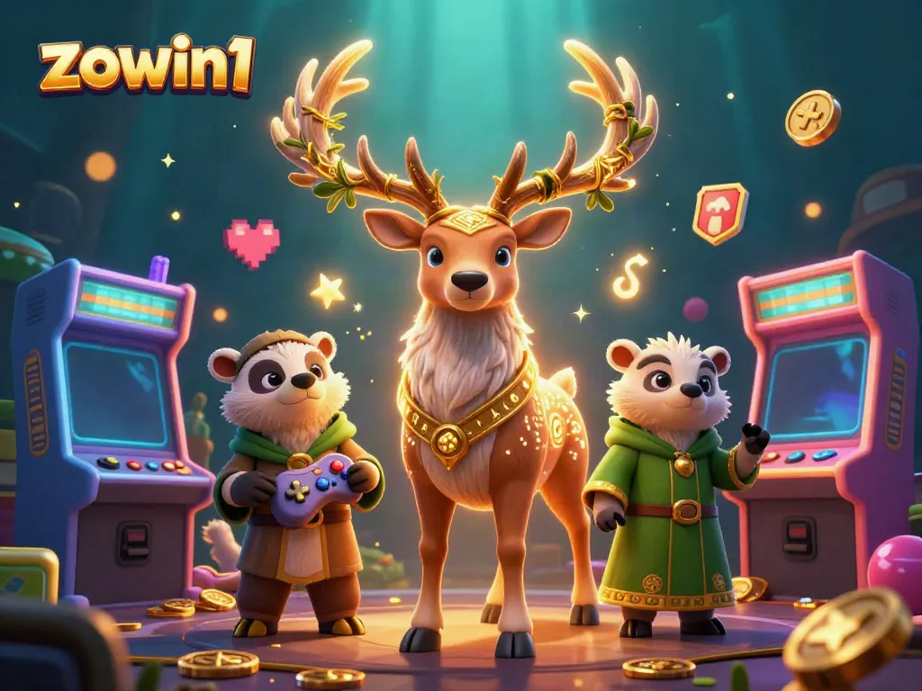 Zowin1 offers an exciting gambling experience with colorful game elements and dynamic characters.