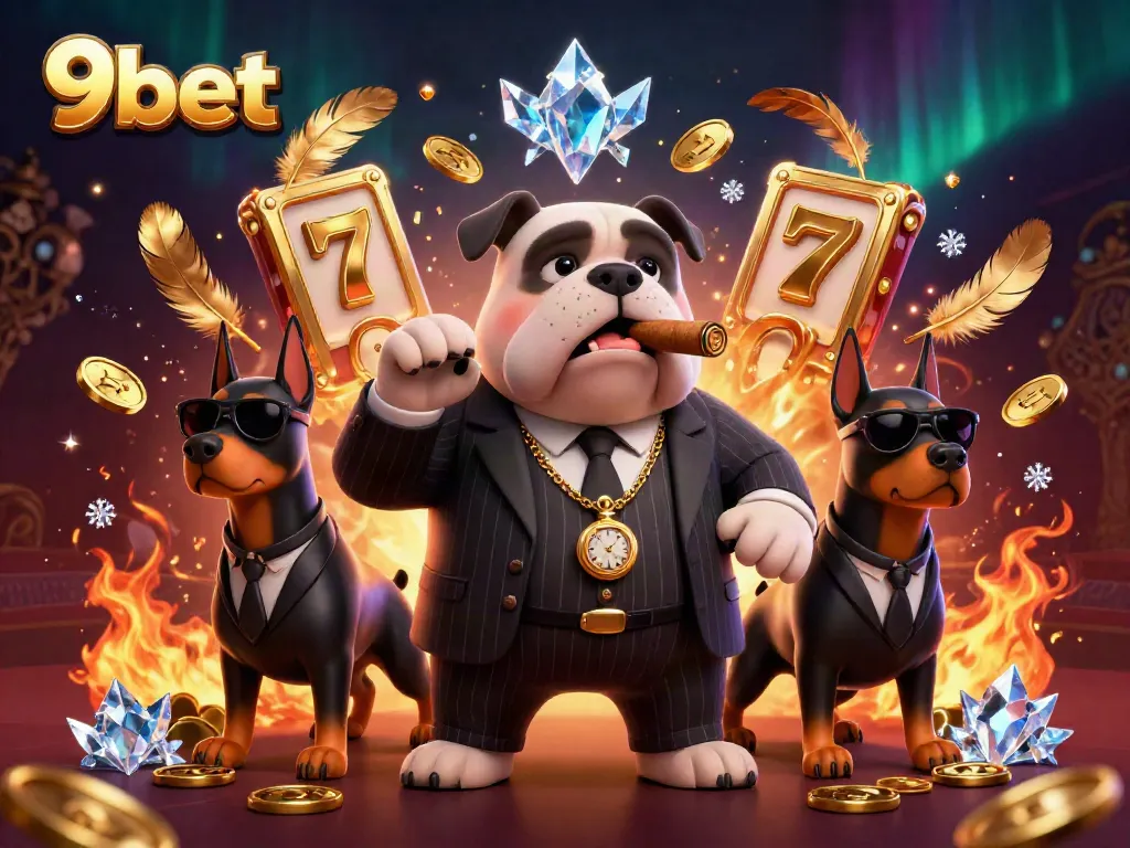 Engage in thrilling gameplay with 9bet in this vibrant casino scene featuring exciting slot elements.