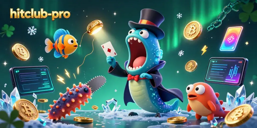Engage in exciting card tricks with hitclub-pro's magical sea creatures and crypto elements for an unforgettable gaming experience.