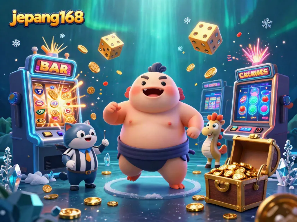 Experience vibrant gaming with Jepang168's jackpot features and engaging underwater scene.