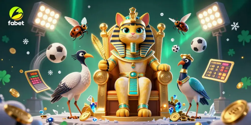 Experience top-tier betting strategies with fabet at this dynamic online sports illustration.