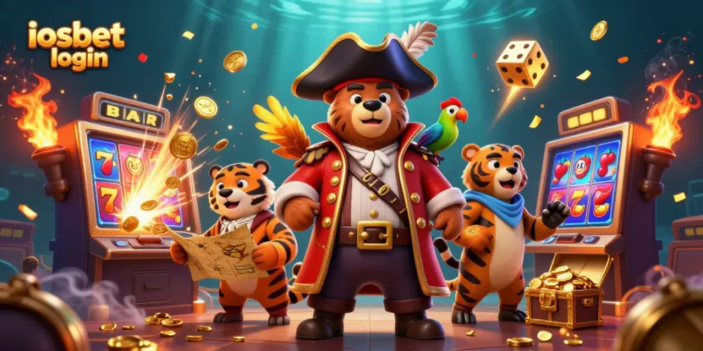Gambarlah aksi menarik iosbet login dengan karakter kasino dalam suasana gameplay yang mengasyikkan.